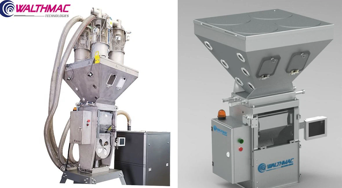 3 extruder machine gravimetric dosing blender