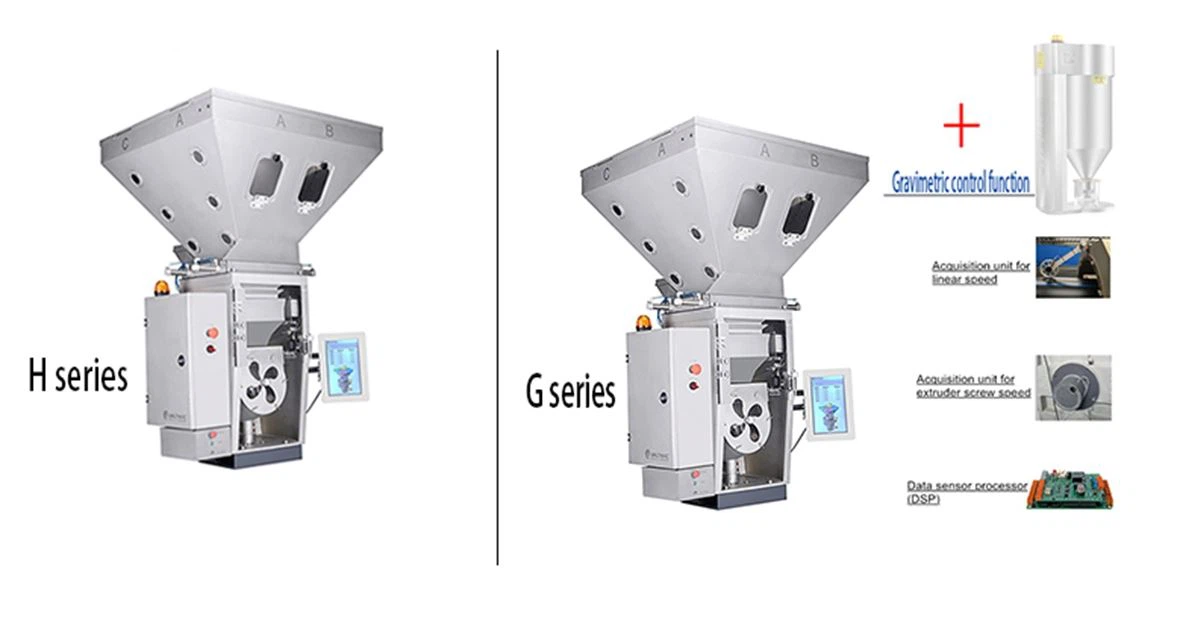  2   gravimetric batch feeding mixer