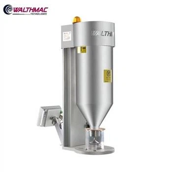 Plastic material feed systems