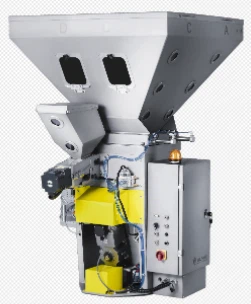 Plastic Granular Material Gravimetric Dosing Unit For Four Ingredient